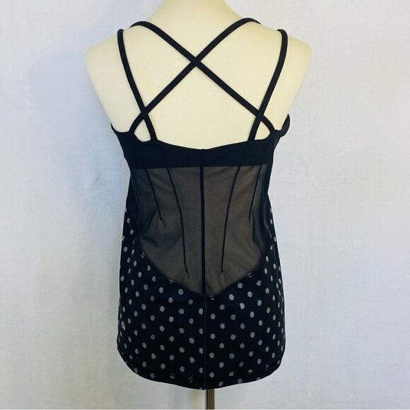 LULULEMON EXQUISITE TANK GHOST DOT BLACK SLATE - Picture 1 of 12